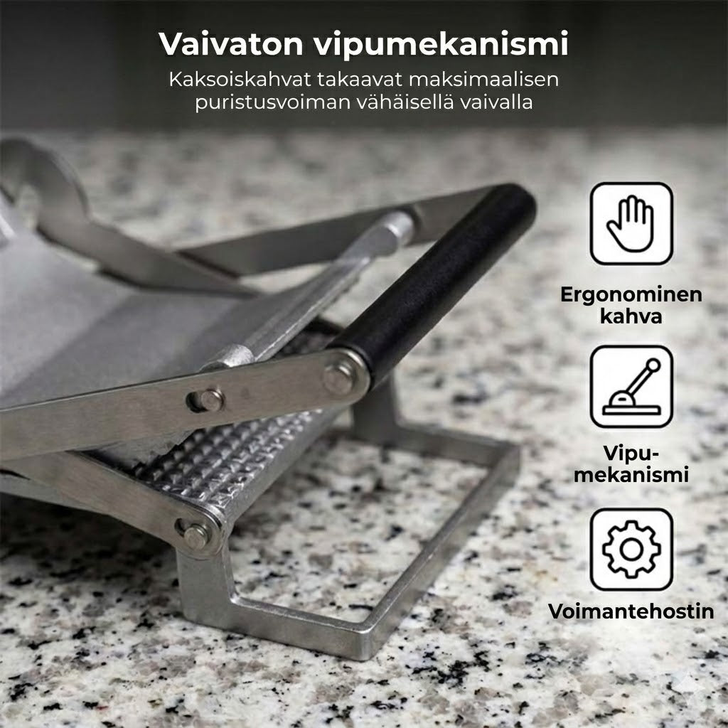 🥩 Manuaalinen lihaleikkuri ja litistäjä