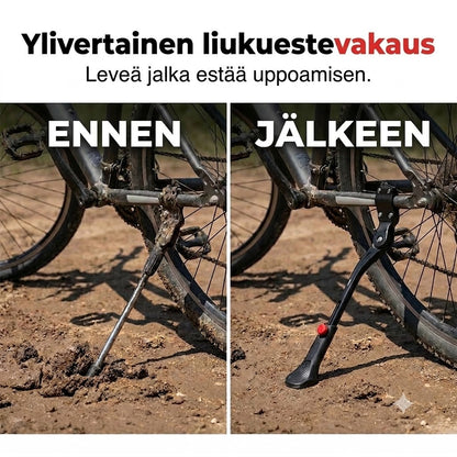 🚲 Säädettävä polkupyörän seisontatuki | Sopii 24–29 tuuman polkupyörille