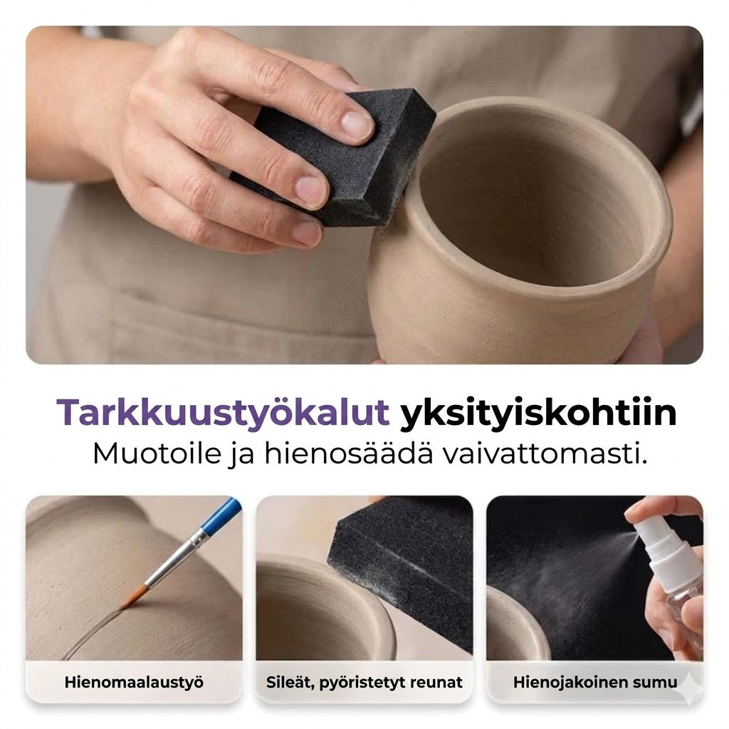 Ilmakuivuva savisetti