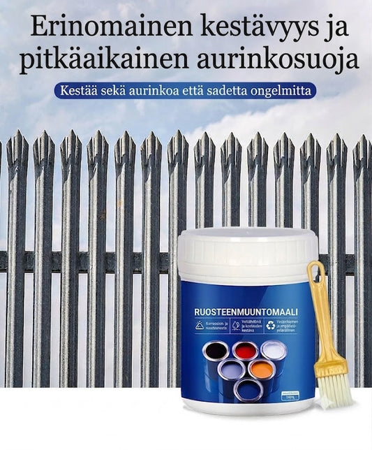 Vesiohenteinen ruosteenestomaali metallille