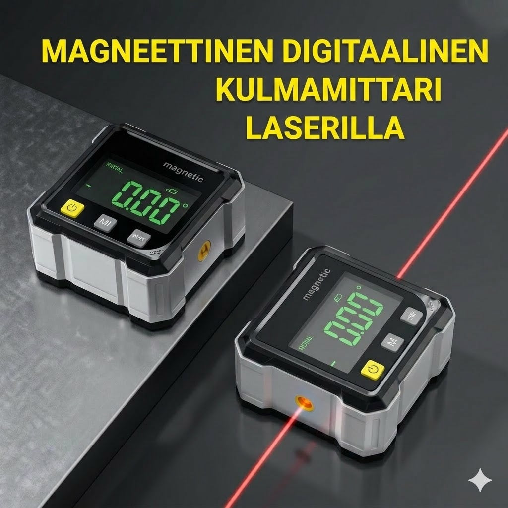 Digitaalinen magneettinen laserkulmamittari