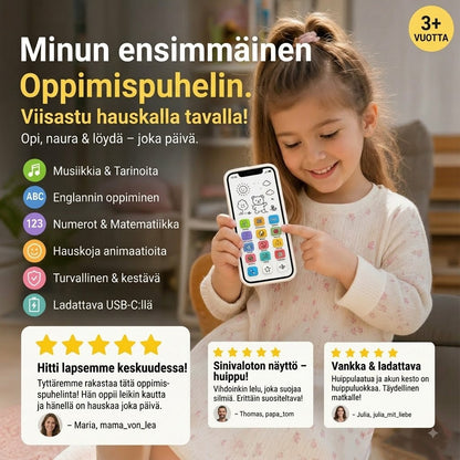 🔥📢 50 % ALENNUS📱 Oppimissälypuhelin lapsille | Oppimista leikin kautta, silmäystävällinen muotoilu – Ihanteellinen valinta oppimiseen ✨👶