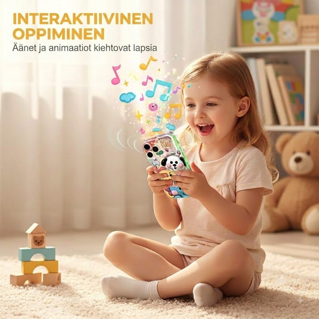 🔥📢 50 % ALENNUS📱 Oppimissälypuhelin lapsille | Oppimista leikin kautta, silmäystävällinen muotoilu – Ihanteellinen valinta oppimiseen ✨👶