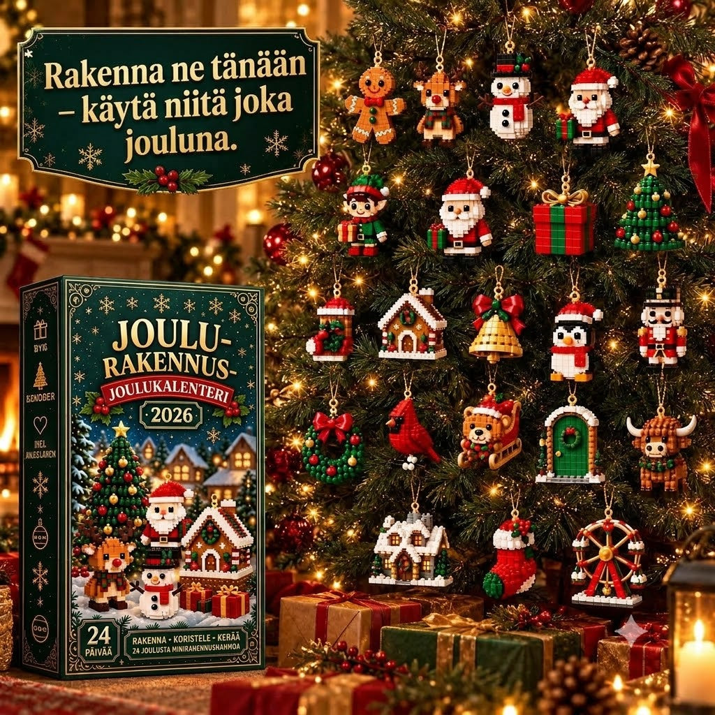 Joulurakentelu – Rakenna uusi jouluaiheinen hahmo joka päivä jouluaattoon asti