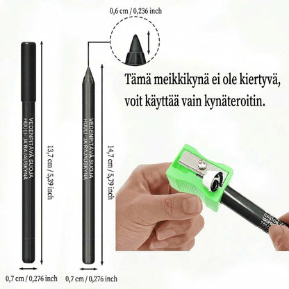 14-osainen vedenpitävä värillinen geelisilmänrajauskynäsetti 👁️🌈✏️