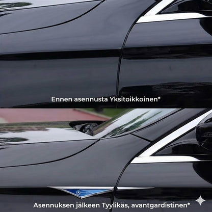 Universaali auton tunnus – Säänkestävä auton logo – Itseliimautuva merkki auton koriin