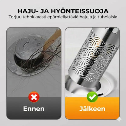 Universaali pop-up-pesualtaan tulppa