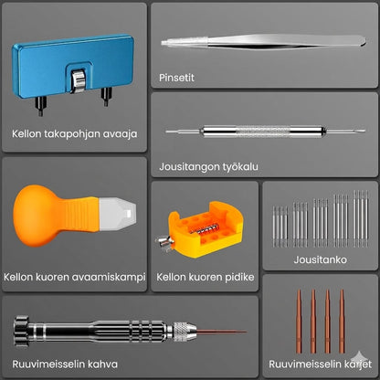 Ammattimainen kellonkorjaussarja