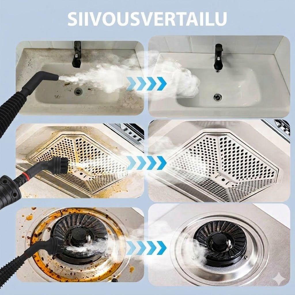Höyrypesuri – Tehokas käsinhöyrypesuri syväpuhdistukseen