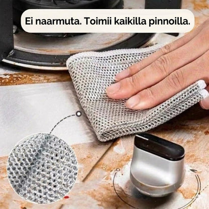 Teräslankatiskirätti (1setti, 10 kpl)
