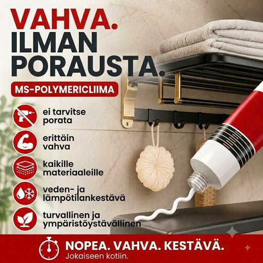 🔥📢 Rajoitettu tarjous: Osta 1 Saat 1 Ilmaiseksi! ✨ Naulaton liima – Vahva pito ilman porausta, ihanteellinen kaikkiin liimaustarpeisiisi! ✨