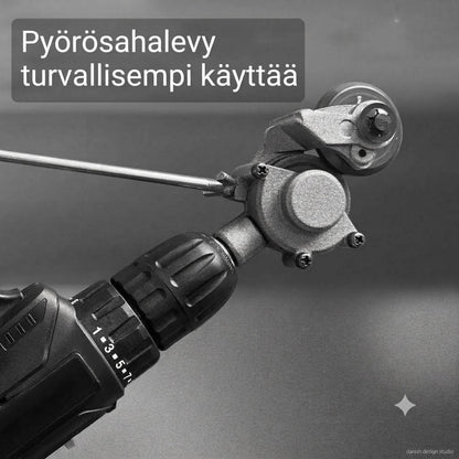 Porakoneen levyleikkurilisäosa – Sähköiset peltisakset ja levyleikkuri