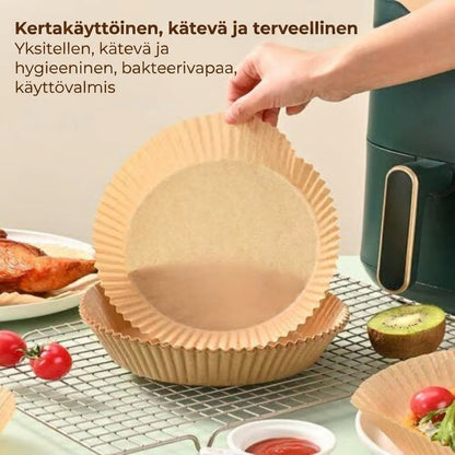 Airfryer-leivinpaperivuat - [100 kpl]