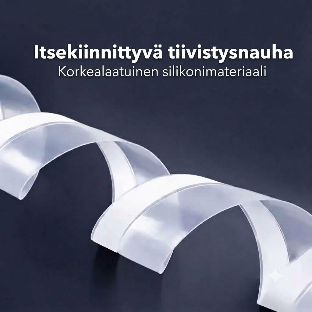 5 m tiivistenauha oviin – Tehokas suoja pölyä, hyönteisiä ja melua vastaan