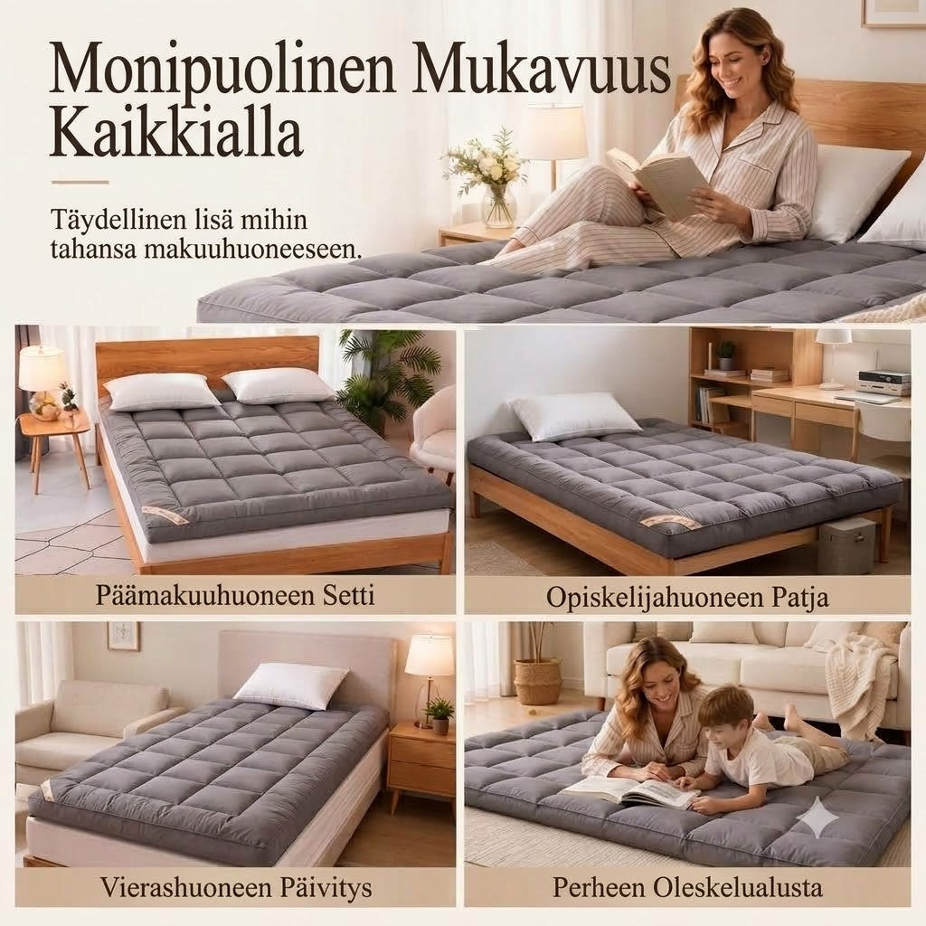 Pehmeä tikattu sijauspatjansuojus