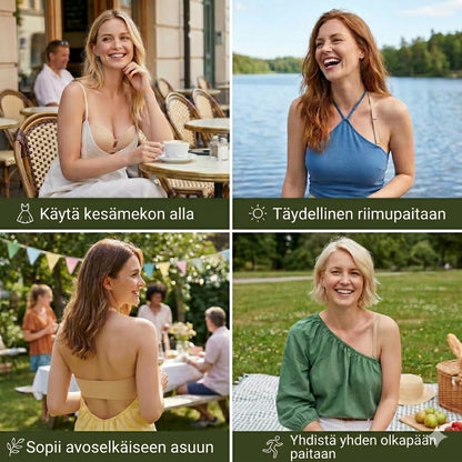 Push-up-rintaliivit etukiinnityksellä