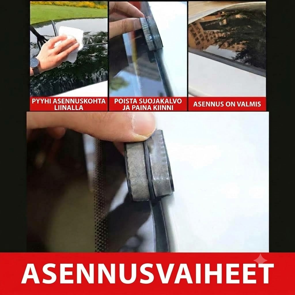Leikattava auton kuminen tiivistenauha