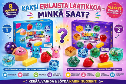 Hauska & Söpö Squishy Box – Suosittu bestseller maagisessa mysteerilaatikossa!