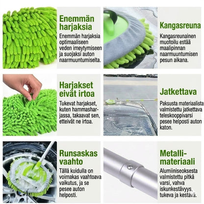 Teleskooppinen autonpesumoppi