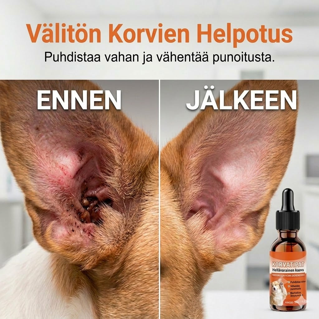 Miedot korvatipat koirille – Päivittäiseen hoitoon