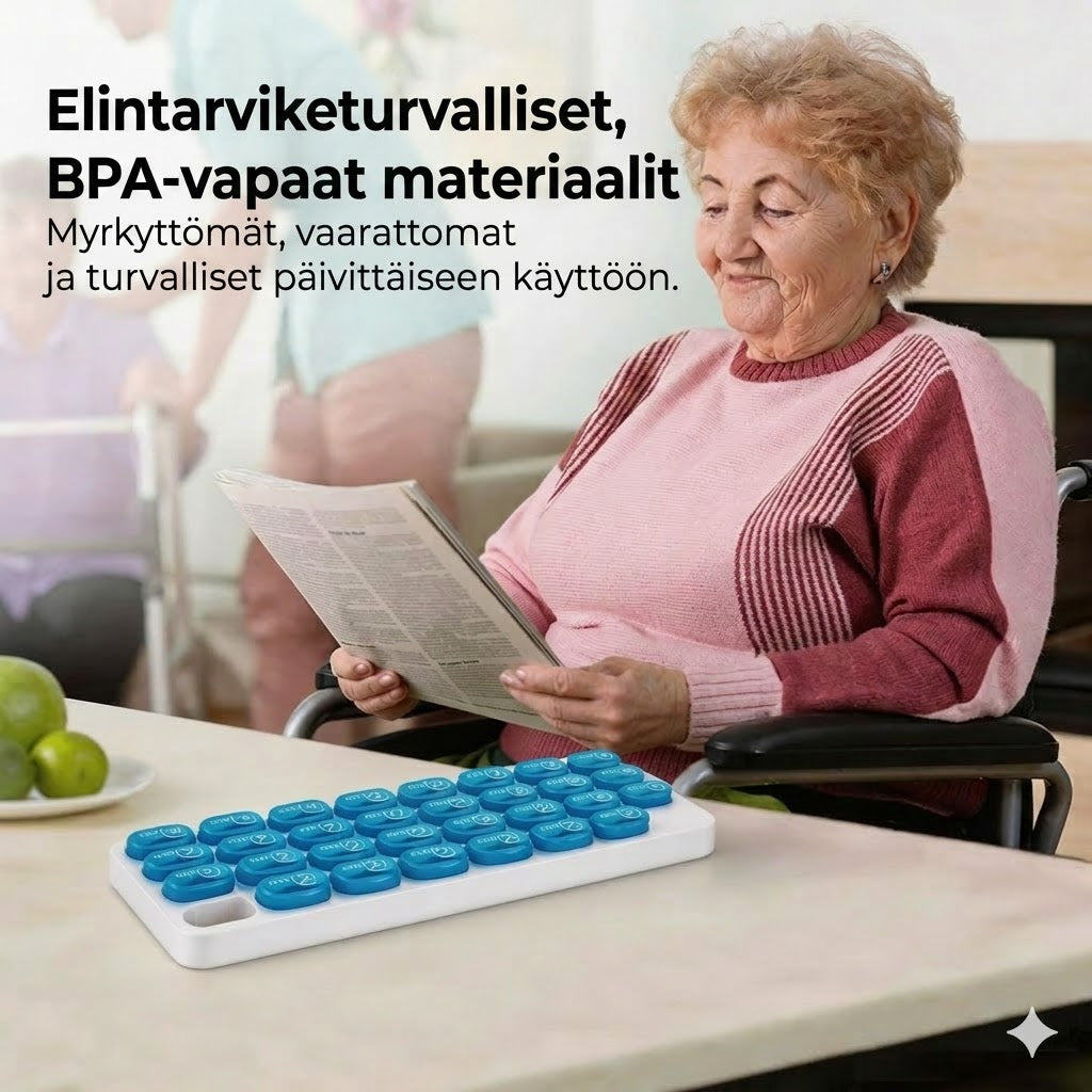 Kuukauden pillerirasia 31 päivää