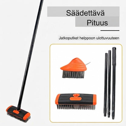 🧹Saumaharjasetti laatoille – 3-in-1 puutarhatyökalu terassille ja ajotielle