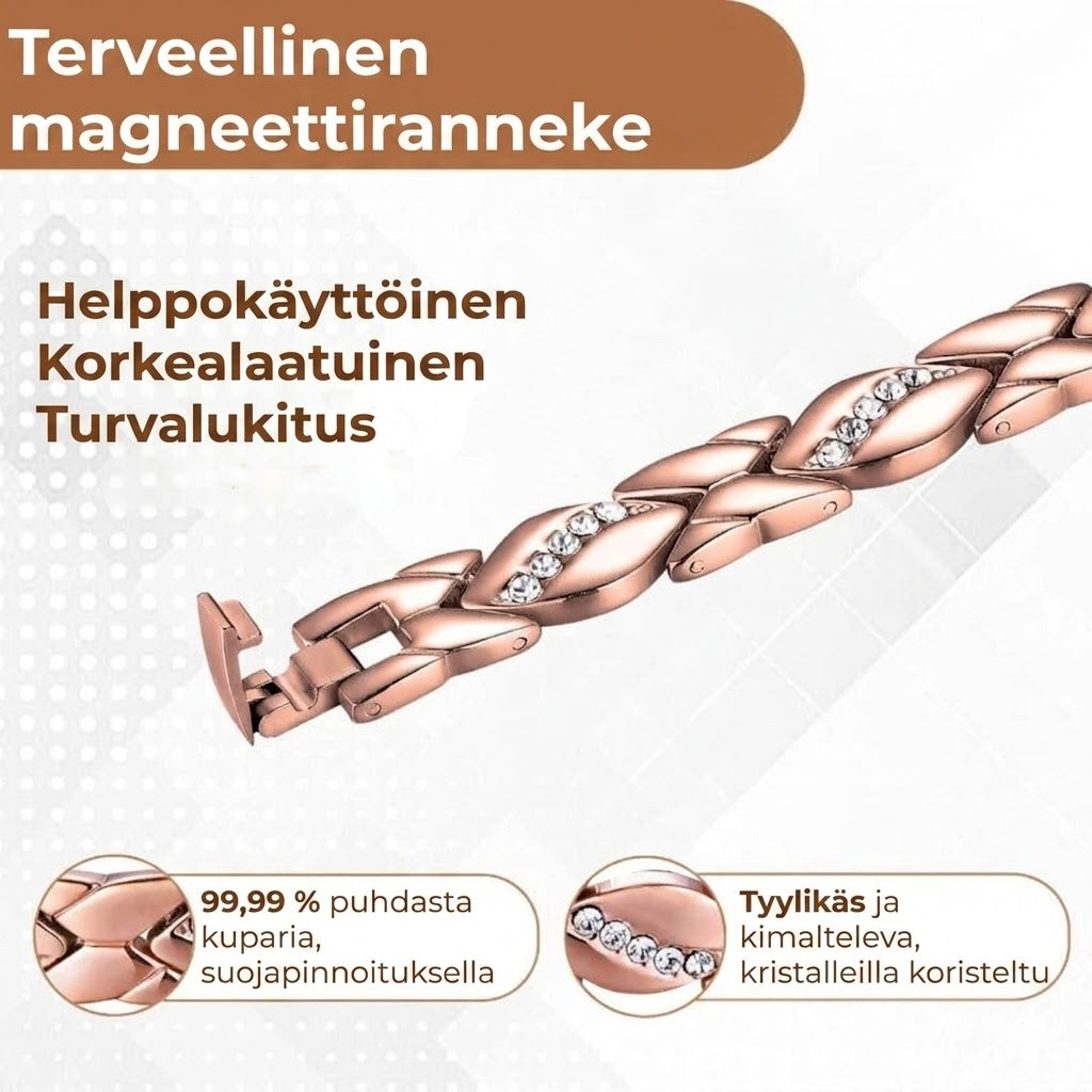 Magneettinen kupariranneke