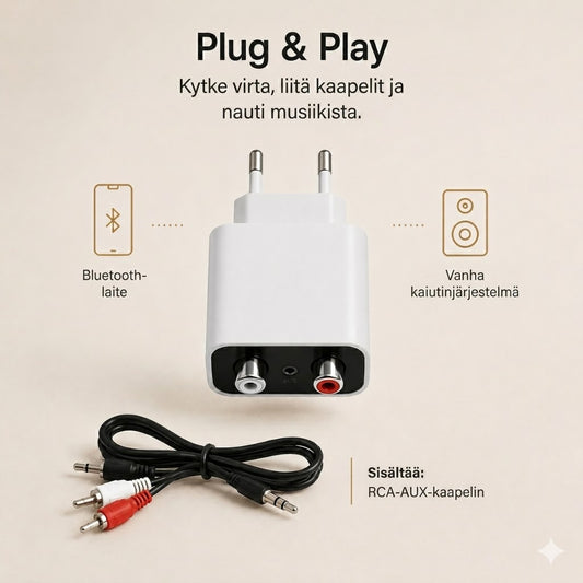 SoundLink Air – Bluetooth-äänivastaanotin vanhoille kaiuttimille