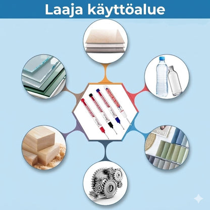 Syvän reiän merkintäkynä pitkällä kärjellä