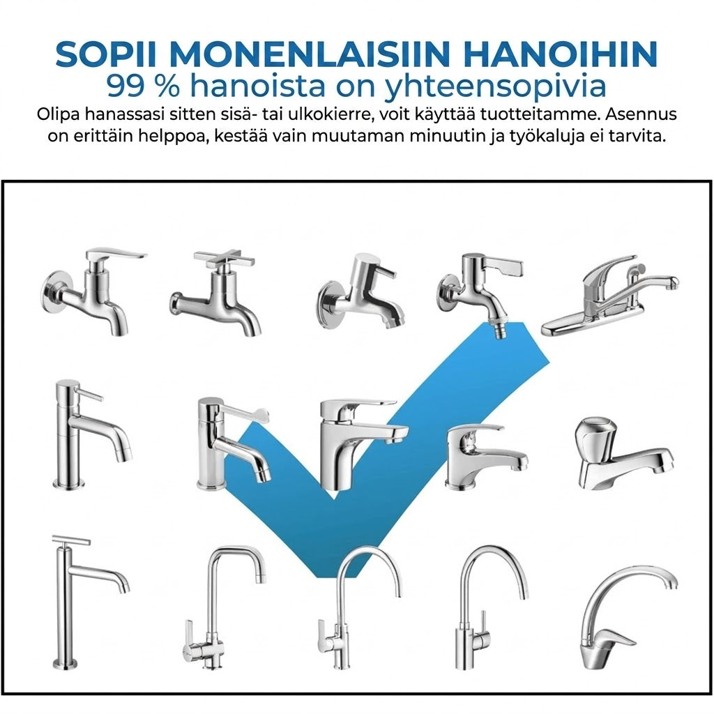 Keittiöhanan suihkupää - Vettä säästävä jatko-osa