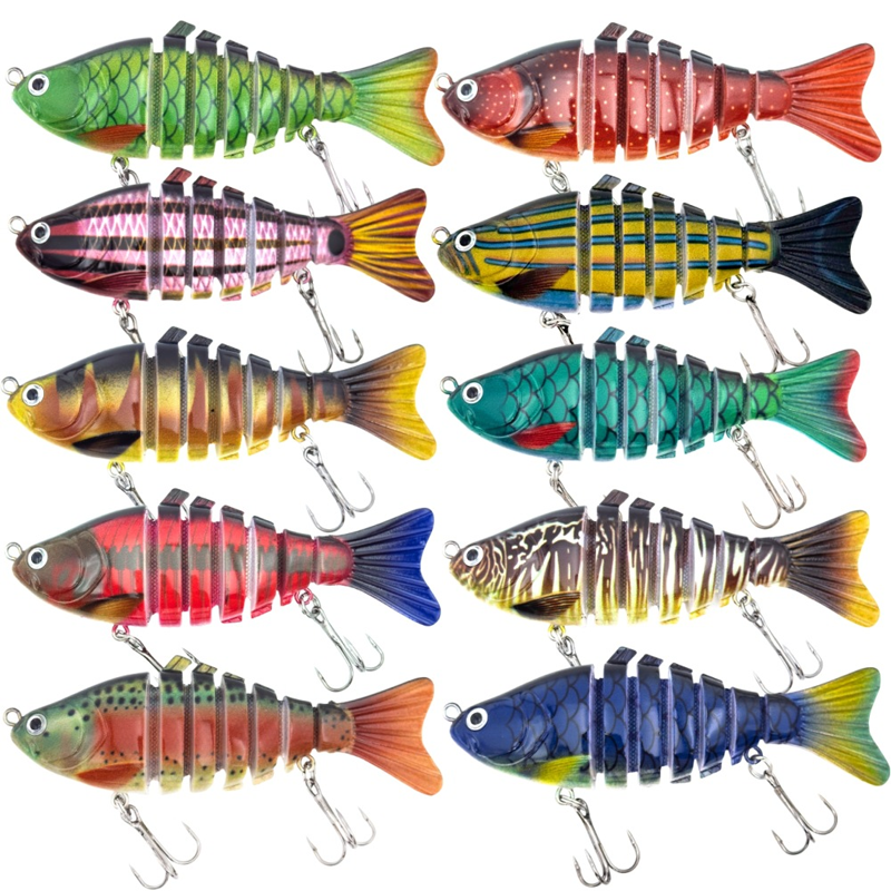 🎣 Säästä 50 %! 🐟 Nivelletty bioninen uistin / Vaappu kalastukseen
