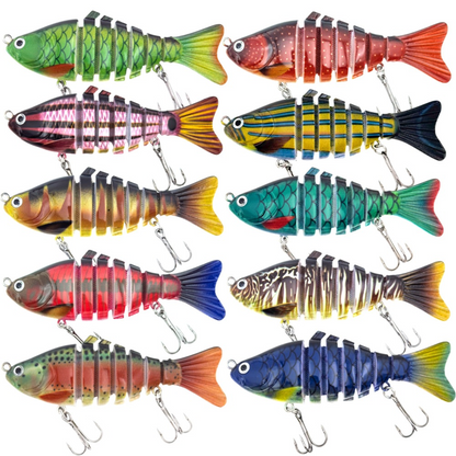 🎣 Säästä 50 %! 🐟 Nivelletty bioninen uistin / Vaappu kalastukseen
