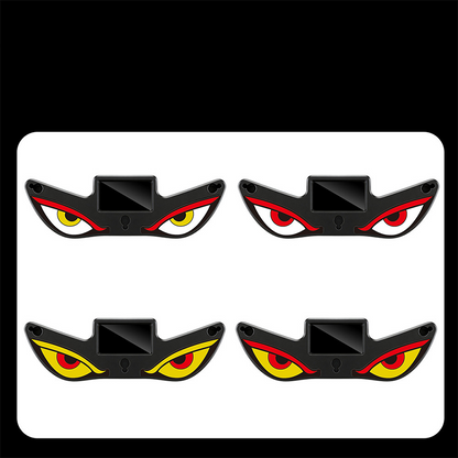 Aurinkokennotoimiset LED Demon Eyes -auton ikkunavalot