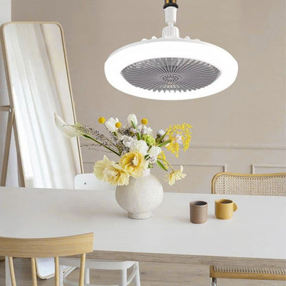 LED-kattotuuletin kaukosäätimellä – Hiljainen, 3 valotilaa, energiatehokas 🌀