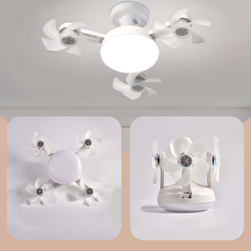 Uusi E27-kattotuuletin valolla – 2-in-1 hiljainen LED-tuuletinvalaisin
